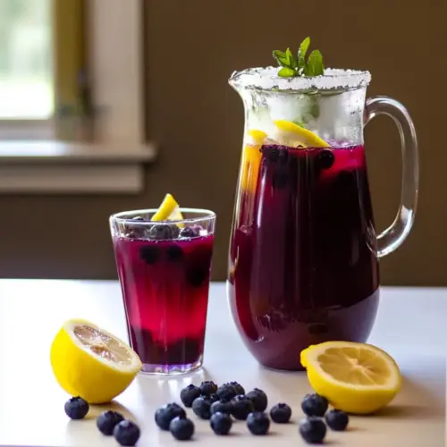 blueberry-lemon iced tea