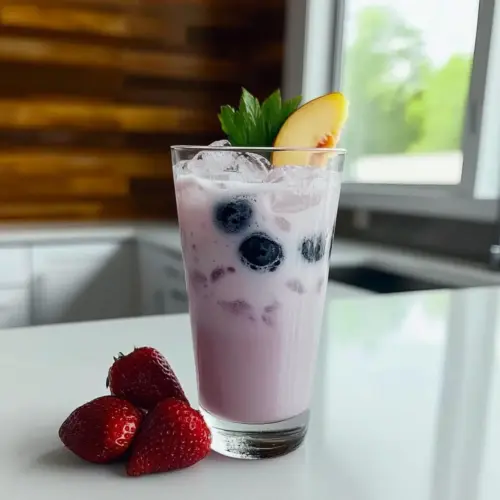 Strawberry Peach Soda