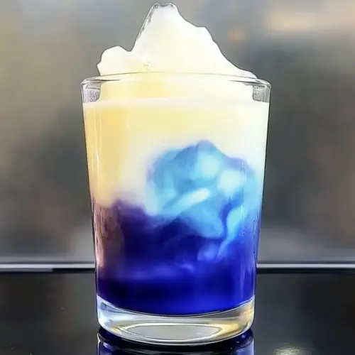 Iced Blue Tea Latte
