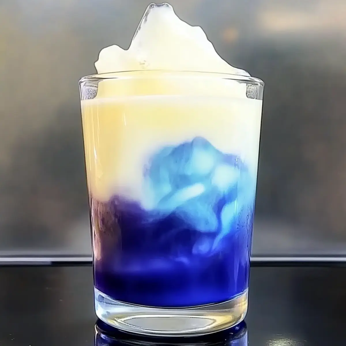 Iced Blue Tea Latte