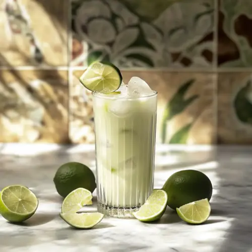 Creamy Coconut Milk Brazilian Lemonade