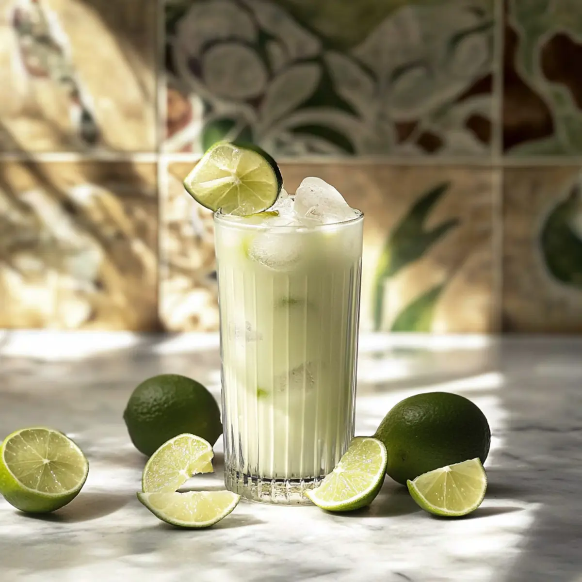 Creamy Coconut Milk Brazilian Lemonade