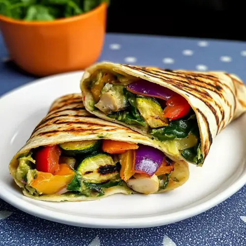 Grilled Veggie Wraps