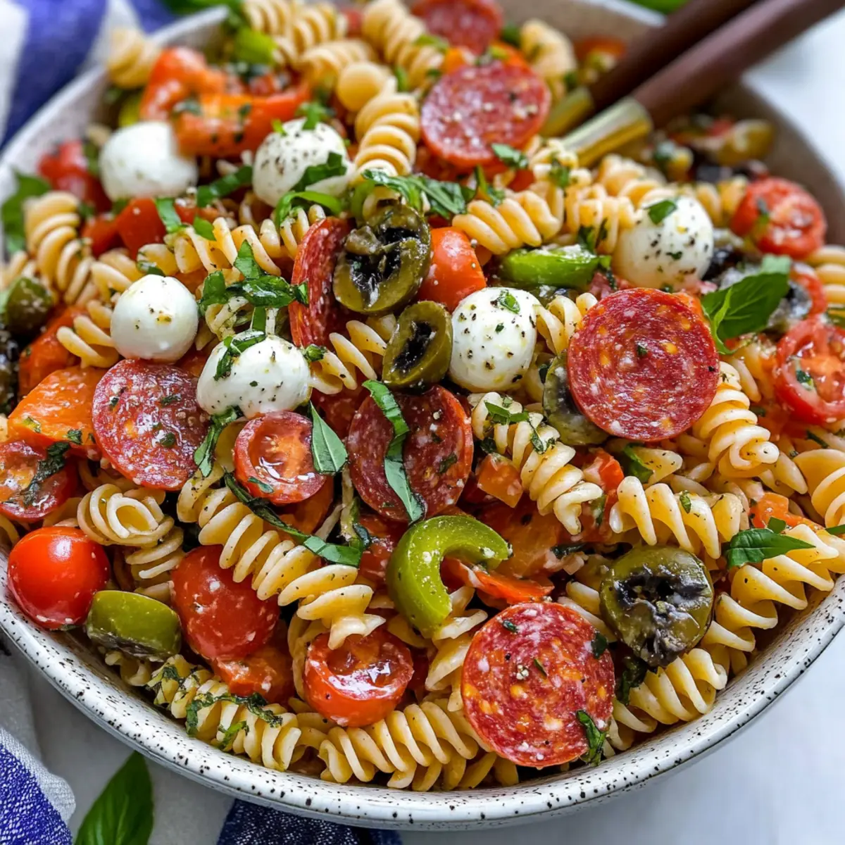 Pizza Pasta Salad