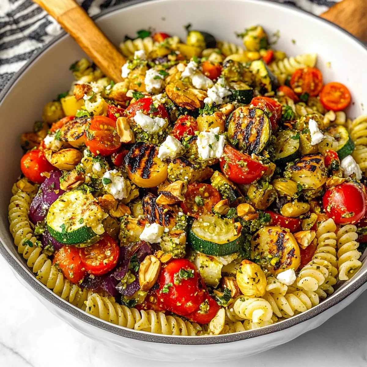 Grilled Vegetable Pasta Salad