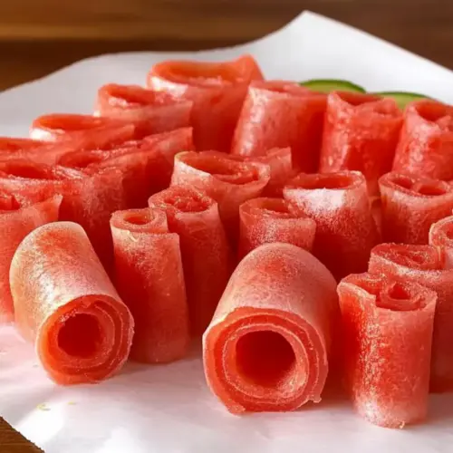 Watermelon Fruit Roll-Ups