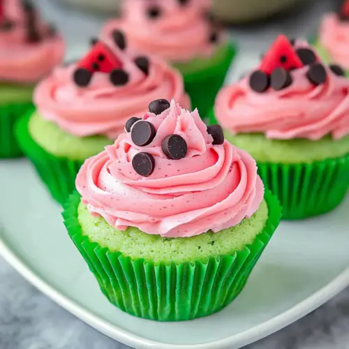Watermelon Cupcakes