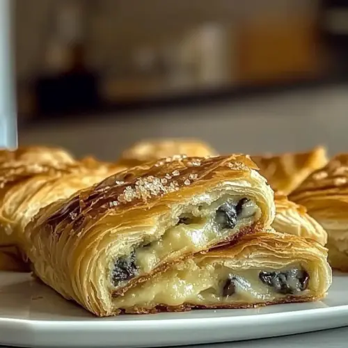 Cheese and Spinach Stuffed Pastry