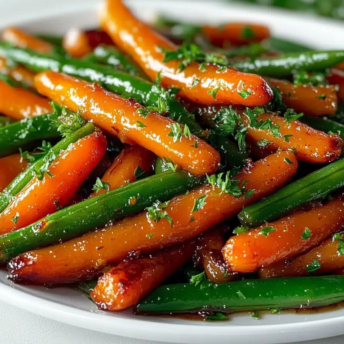 Honey Glazed Carrots & Green Beans