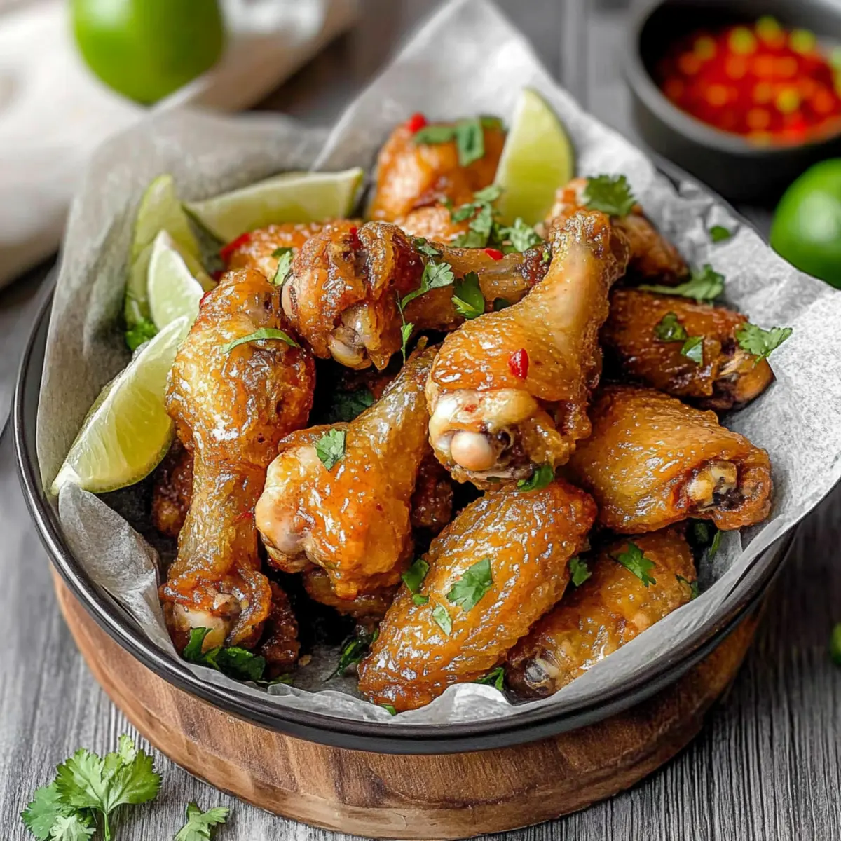 Vietnamese Fish Sauce Chicken Wings