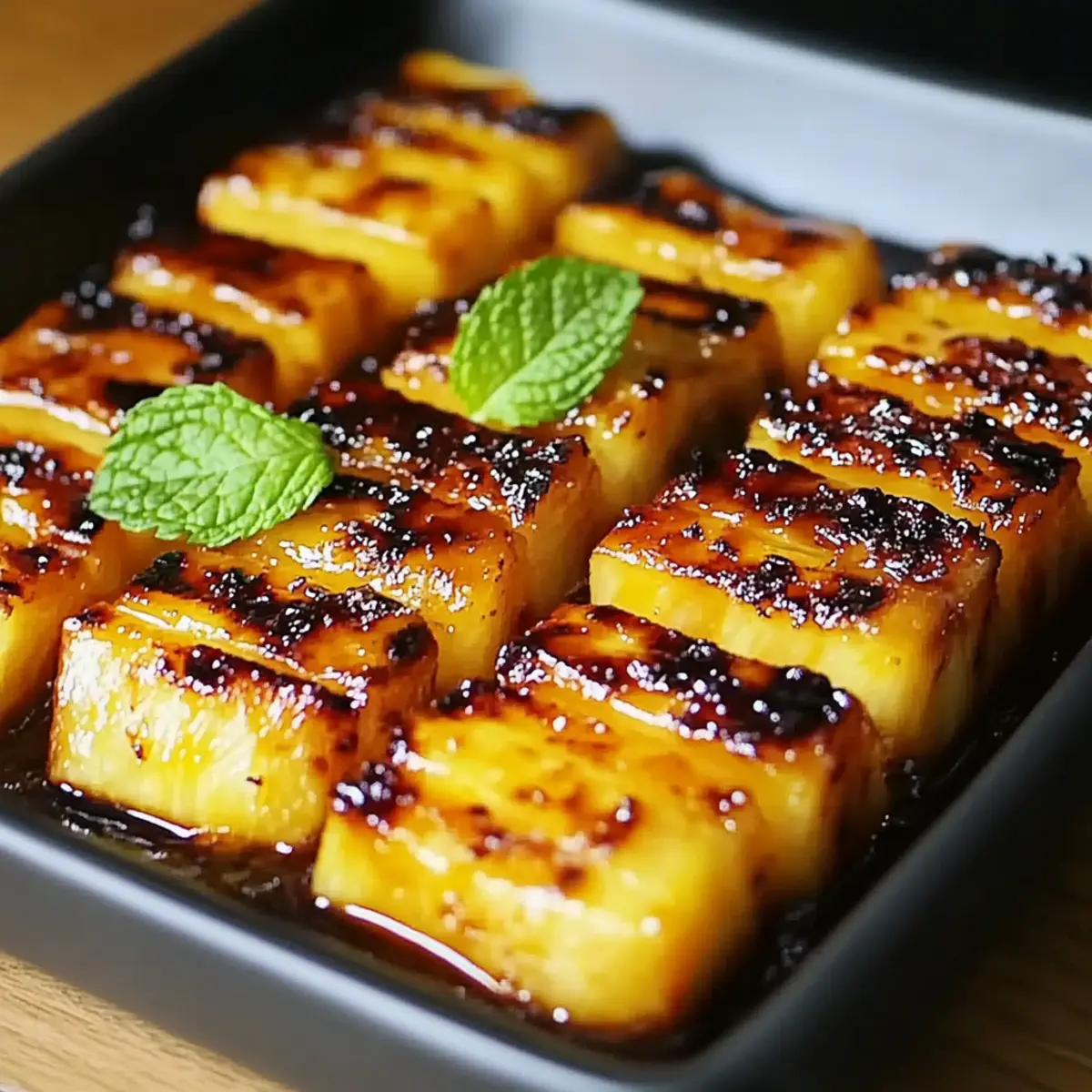 Brown Sugar Grilled Pineapple